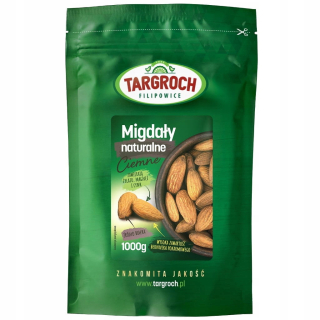 Orechy - Prírodné mandle tmavé 1000g targroch