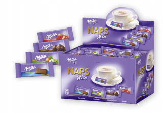 Milka Mini čokolády NAPS MIX 355PC. z Nemecka