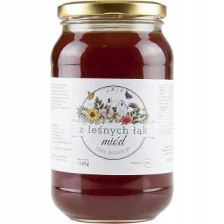 Honey 1.2kg Prírodné z lesných lúk v apretácii - 2020