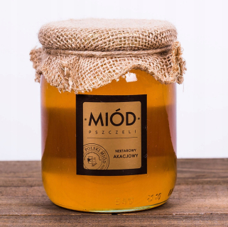 HONEY ACACIA 700G Prírodné prírodné Pasieka Łysoń Polska