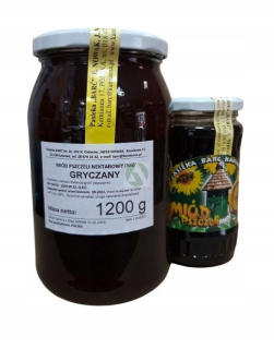 Pohánka Honey 1200g Pasieka Barć Kamianna