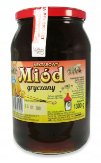 Pohánka med z podlasie 1300g - osvedčenie