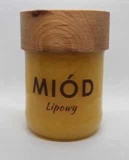 LIPE Honey 650g s krásnym dreveným vrchnákom