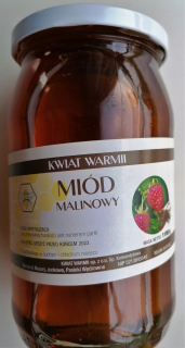 Raspberry Honey 1.1 kg, poľština, Warmia Flower, Delicious