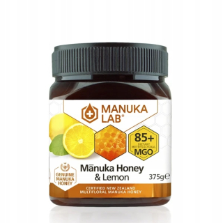 Honey Manuka Lab Honey & Lemon 85+ MgO 375G