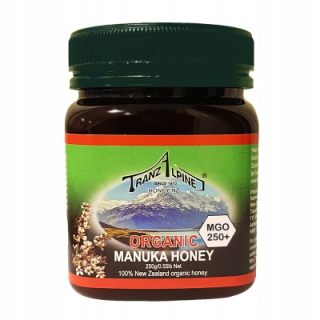 Honey Manuka Tranzalpine BIO 250G - HOYER