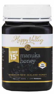 Honey Manuka, UMF 15+ Mg 514+ Happy Valley - 500 g