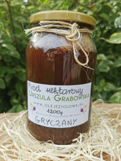 Pohánkový nektárový med 1,2 kg z Podlaska