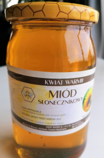 Sunflower Honey 1.1 kg, Poľsko, Flower Warmia,