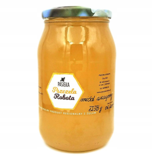 Med acacia prírodné čerstvé z Żuławy 900 ml