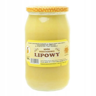 Nektárový limetkový med 1200g Pasieka Sudnik