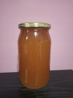 Malinová medová nádoba veľká 1,1 kg bez prísad ECO
