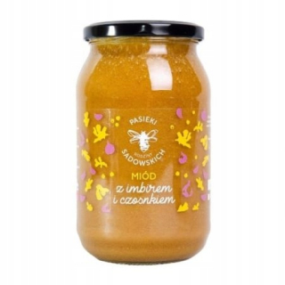Multi-flower med so zázvorom a cesnakom 1,2 kg
