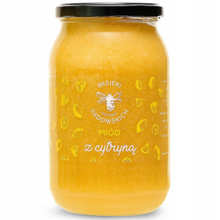 Med s citrónom 1150g PASIEKA SADOWSKICH Wielokwiat