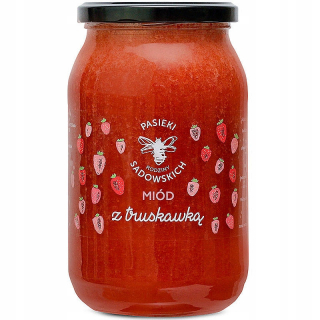 Jahodový med 1150g SADOWSKI PASIEKA