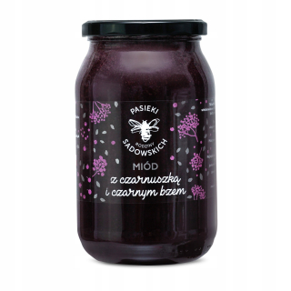 Med s čiernou a BZEM Sadowski's Apirica 1150 g