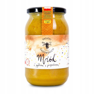 Med s peľovým propolisom včelína Sadowski 1150g
