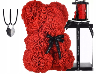 Darček na Valentína - Plyšový medveď 25 cm