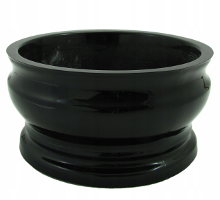 Tombstone Bowl Black Pot pre hrobový cintorín