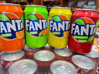 MIX FANTA NÁKLADY (4 TYPY) - 12 ks x 330 ml