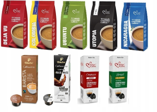 Kávové kapsule - Mix Kaw Tchibo a talianska káva SYST CAFISSIMO 100