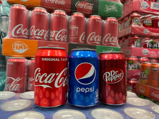 Mix nápojov Dr. Pepper, Pepsi, Coca - Cola 24 x 330 ml