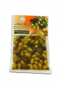 Mix gréckych olív s chilli a Oreganom 500g papriky