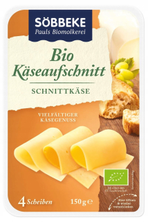 Syr nakrájaný na plátky 45% bio tuku 150 g sobbe