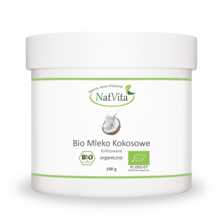 Kokosové mlieko Bio Lyophilizo prášok 100g Natter
