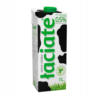 Mlieko Paw 12x UHT 1L 0,5% Zelená Mlekpol