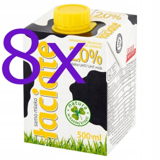Łaciánske mlieko 2% 0,5l
