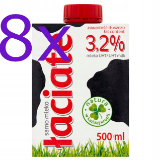 Mliečna labka 3,2% 0.5L 8 ks