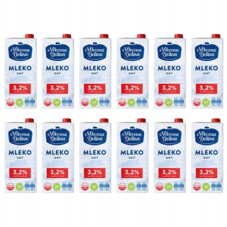Uht Mlieko 3,2% Poľské Duiry Valley 1 L 12 ks