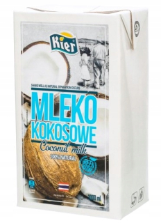 Ázijska kuchyňa - Kokosové mlieko 1 l Kier Carton 10 ks