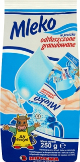 Odmastené mlieko granulované 250 g propagácie