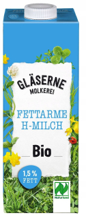 Uht mlieko 1,5% BIO 1L GLASERNE MEIERII