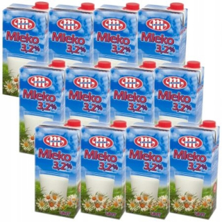 Mlekovita UHT mlieko 3,2% sada 12x 1L