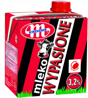 Milkovita Milk, zatiaľ čo 0,5l 3,2% Snitch 12ks