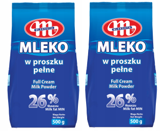 Mlekovita sušené mlieko 26% 1 kg poľských výrobkov