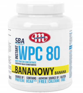 Proteín - Mlekovita SBA WPC80 1000 G WPC Banánový proteín