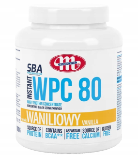 Proteín - MULUKOVITA SBA WPC80 Instant 1000G - vanilka