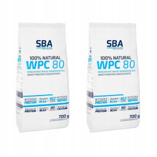 Proteín - Mlekovita Sba 100% prírodný Wpc80 1400 g PROTEÍN