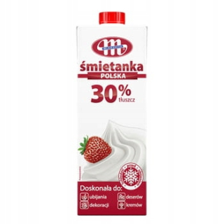 Mlekovita Cream Poľský UHT 30 FAT 1L