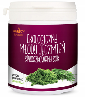 Mladý jačmeň prášková šťava bio 100g