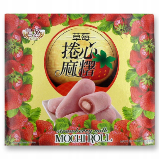 Ázijska kuchyňa - Mochi Rolls - Jahody s plnou mlieka!
