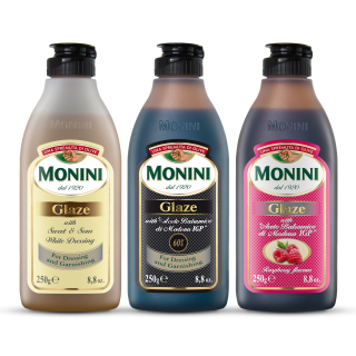 Monini sklenené chuť Super Set 3x250g
