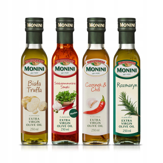 Olivový olej - Monini Super Set 4 Flavors 4x250ml