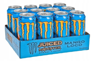 Monster Energy Pite Mango Loco 500ml X 12