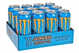 Monster Energy Mango Loco 12x500ml Blue 0.5L