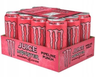 Monster Energy Pipeline Punch 12x500ml Pink 0.5L